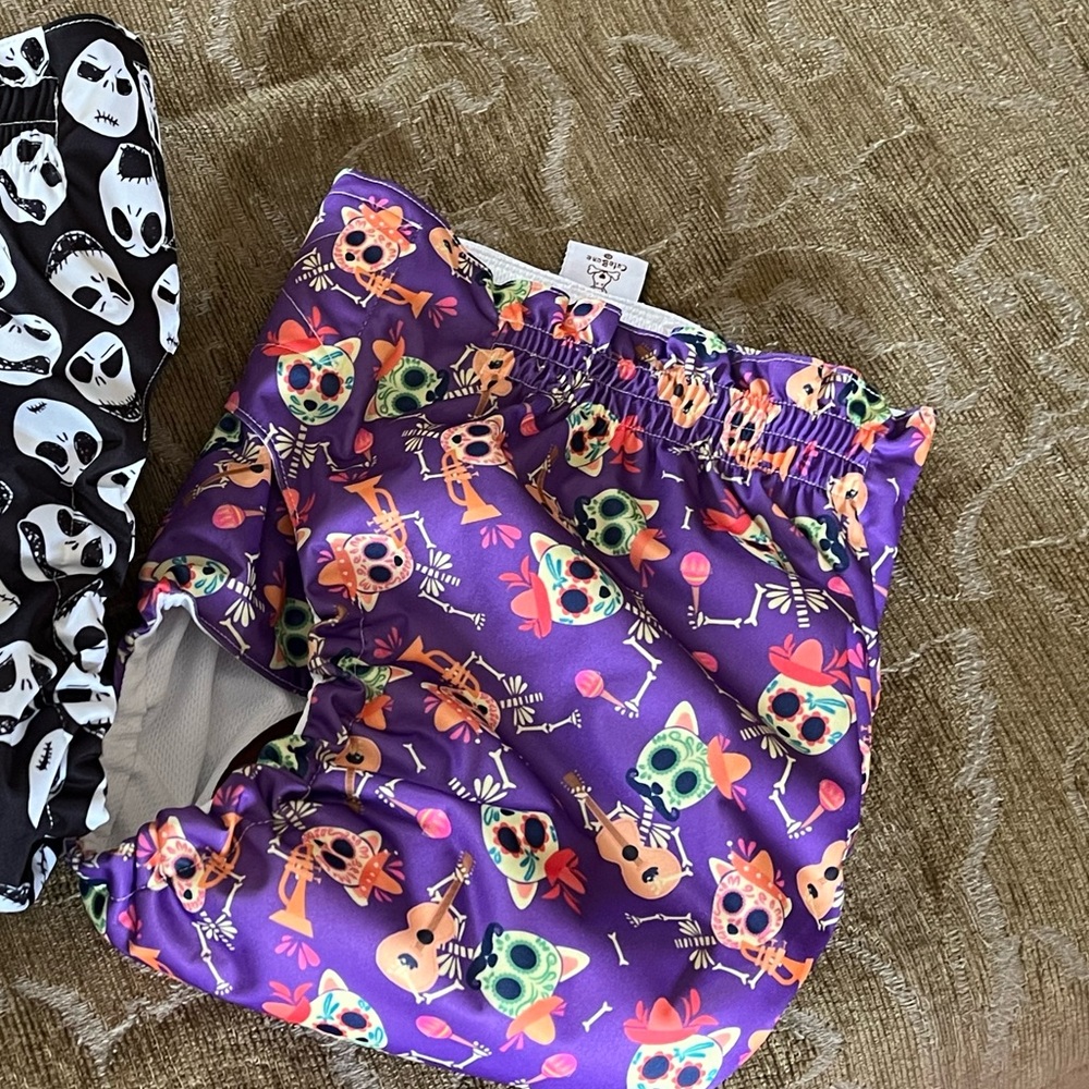 CuteBone Female reusable Dog Diapers - purple